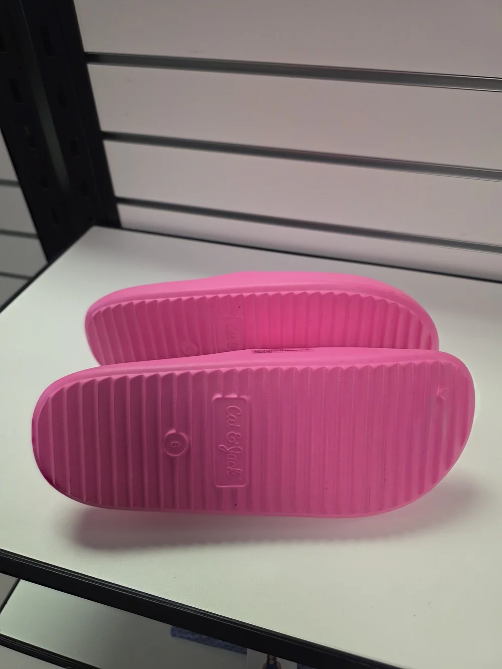 Cat & Jack Bright Pink Slide Sandals